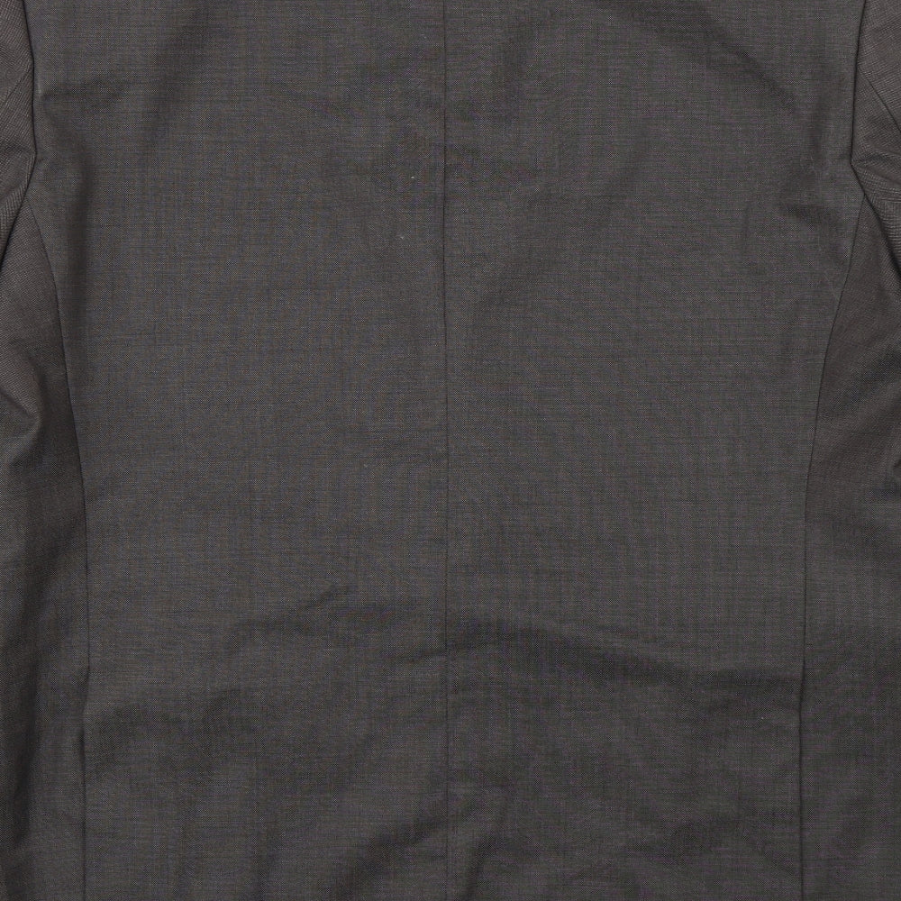 M&S Mens Grey Jacket Suit Size 38