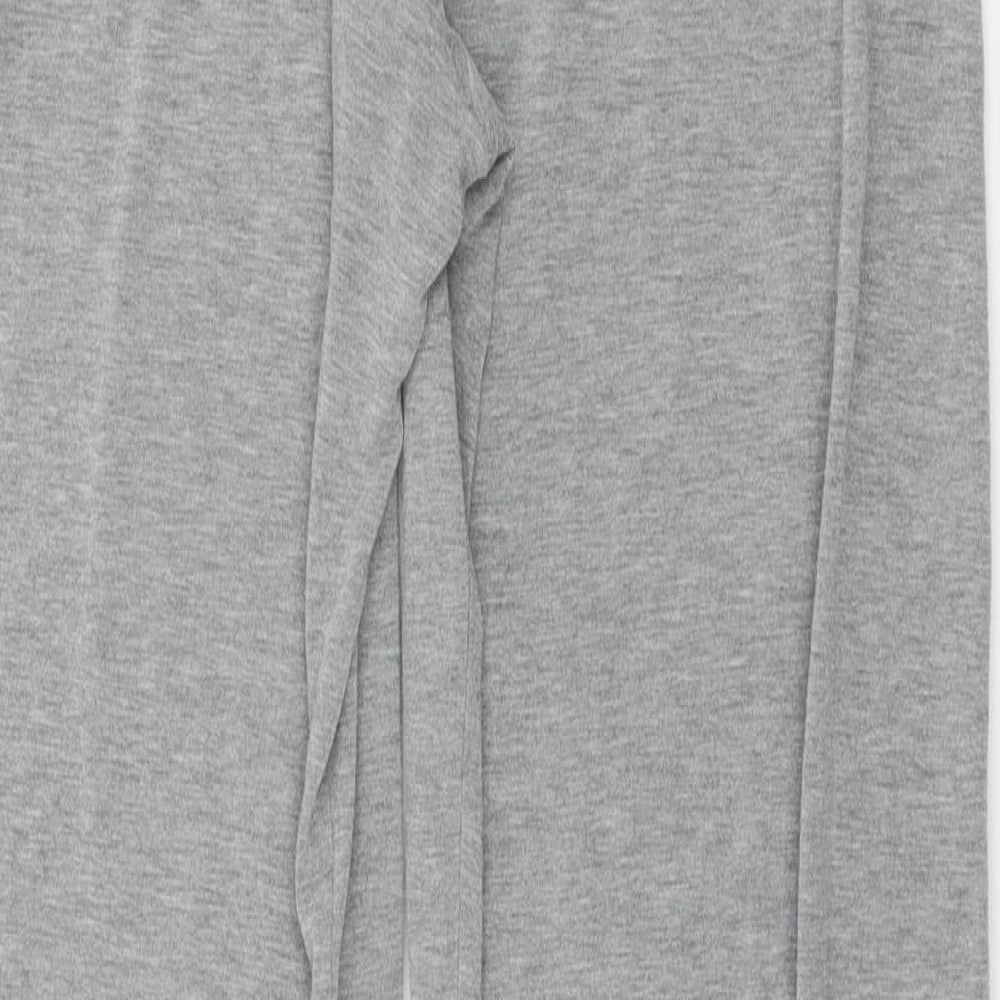 Topshop Womens Grey Trousers Size 8 L27 in