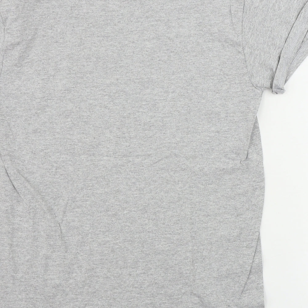 Gildan Womens Grey Basic T-Shirt Size S