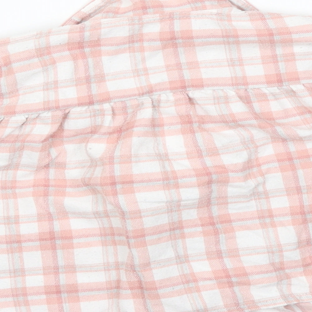 mamas & papas Girls Pink Check Basic Casual Size 2-3 Years