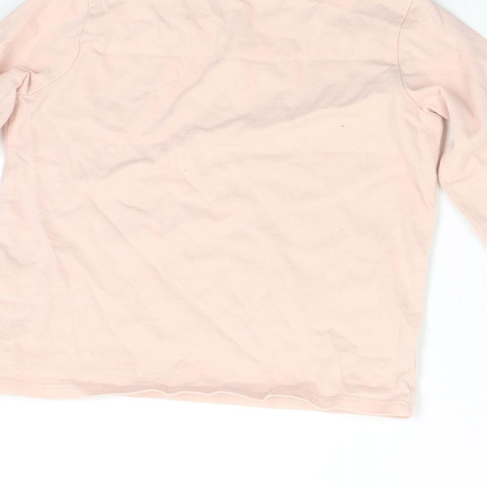 George Girls Pink Basic T-Shirt Size 2-3 Years - Disney Donald Duck