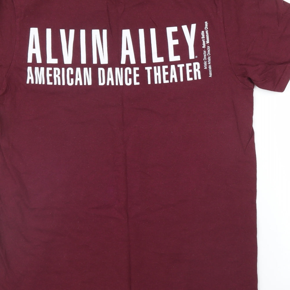 Anvil Mens Purple T-Shirt Size M