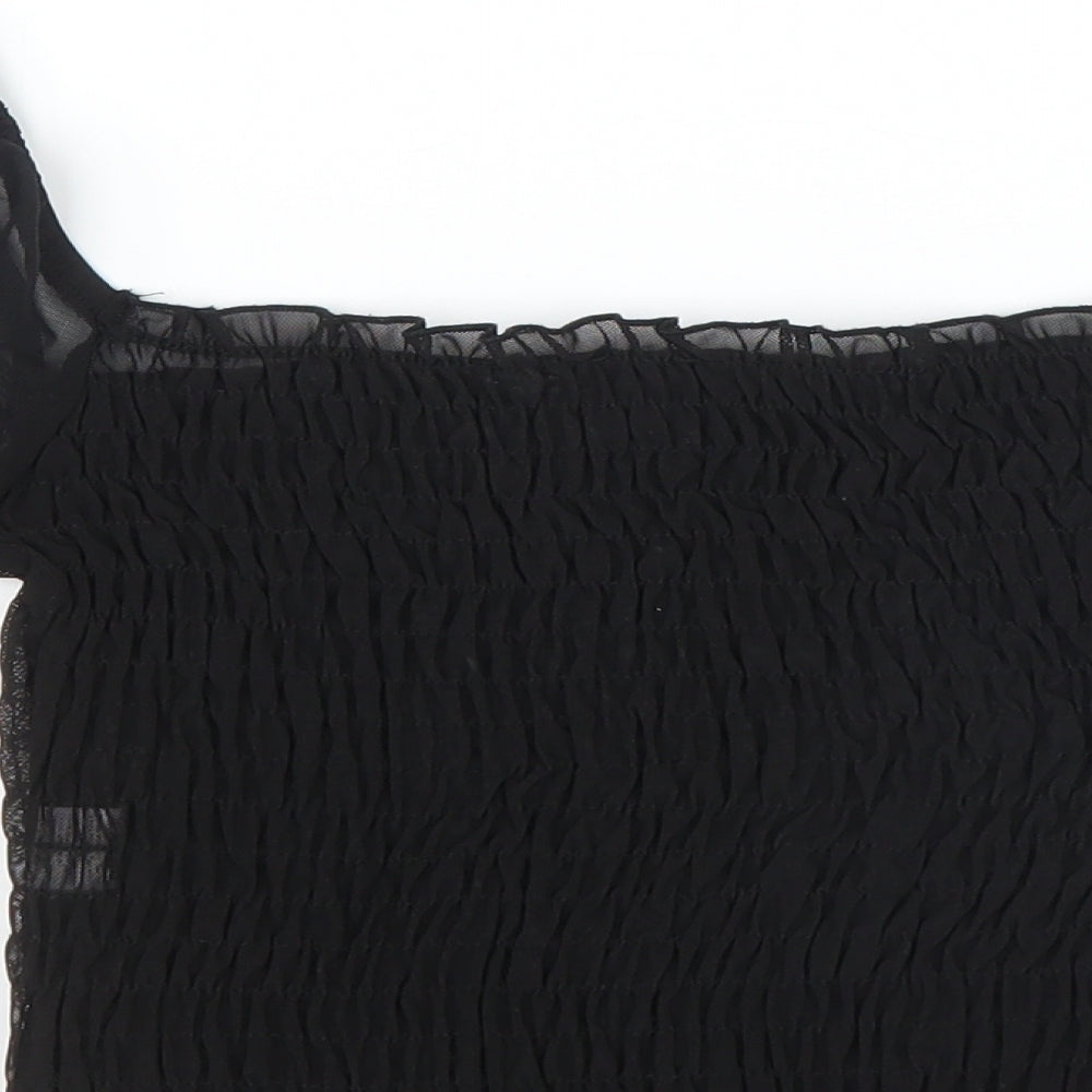 River Island Womens Black Basic Blouse Size 6