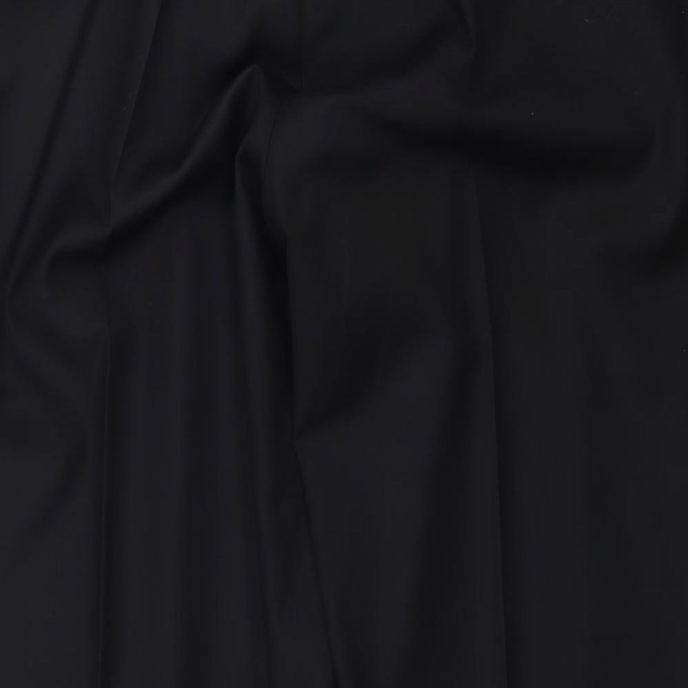 Preworn Womens Black Trousers Size 46 in L30 in