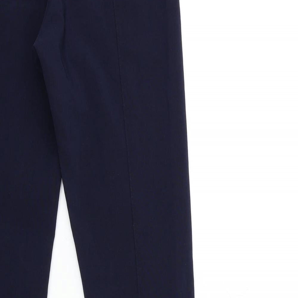 Preworn Womens Blue Trousers Size 12 L30 in