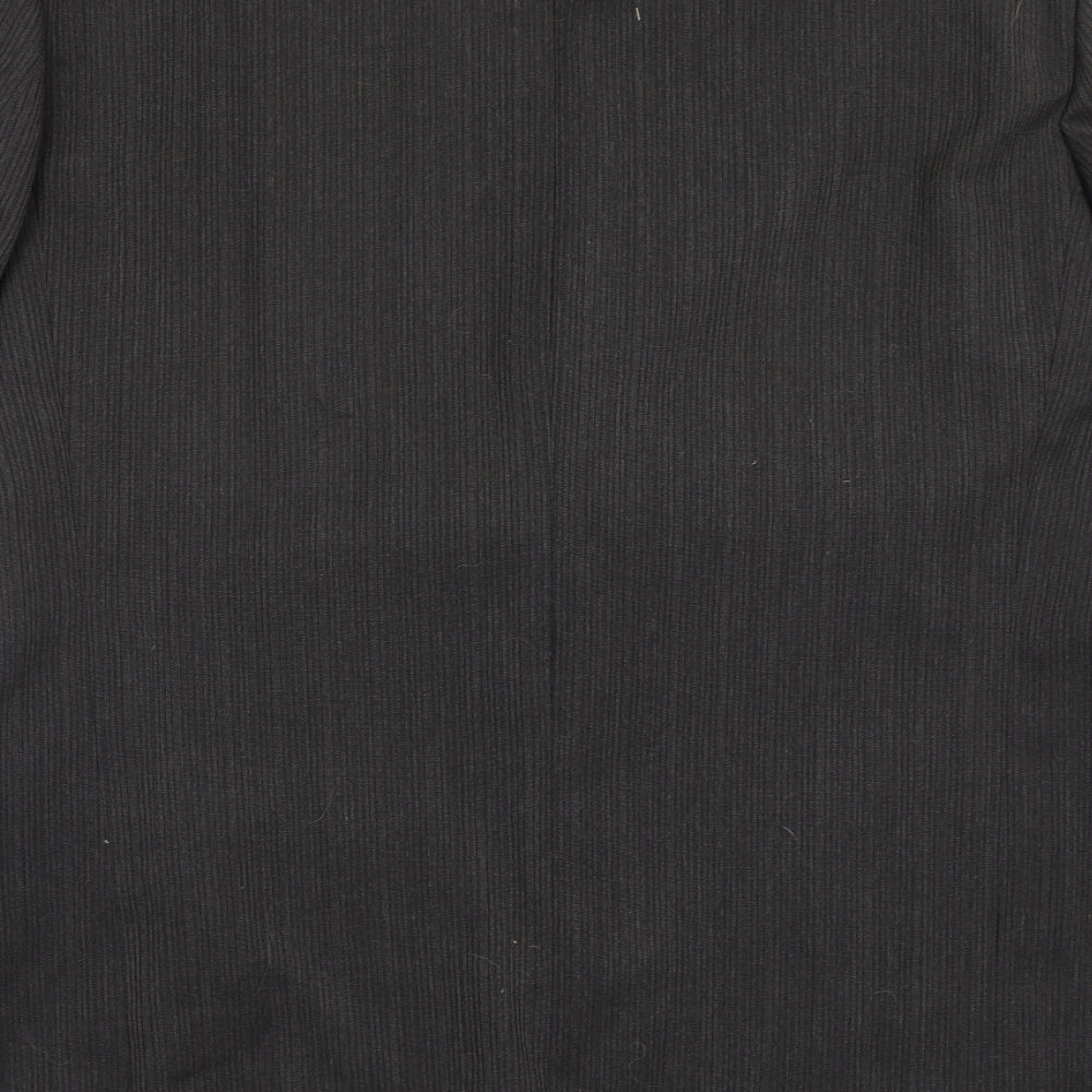 tom english Mens Black Striped Jacket Blazer Size 46