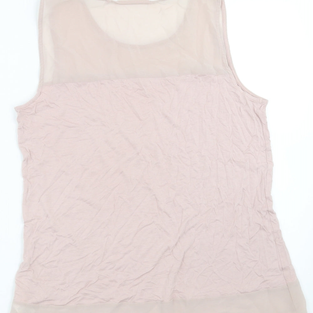 NEXT Womens Pink Basic Blouse Size 12
