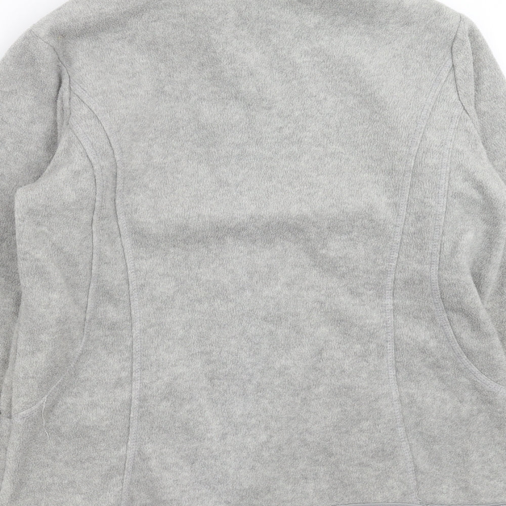 BC Clothing Womens Grey Full Zip Jumper Size M