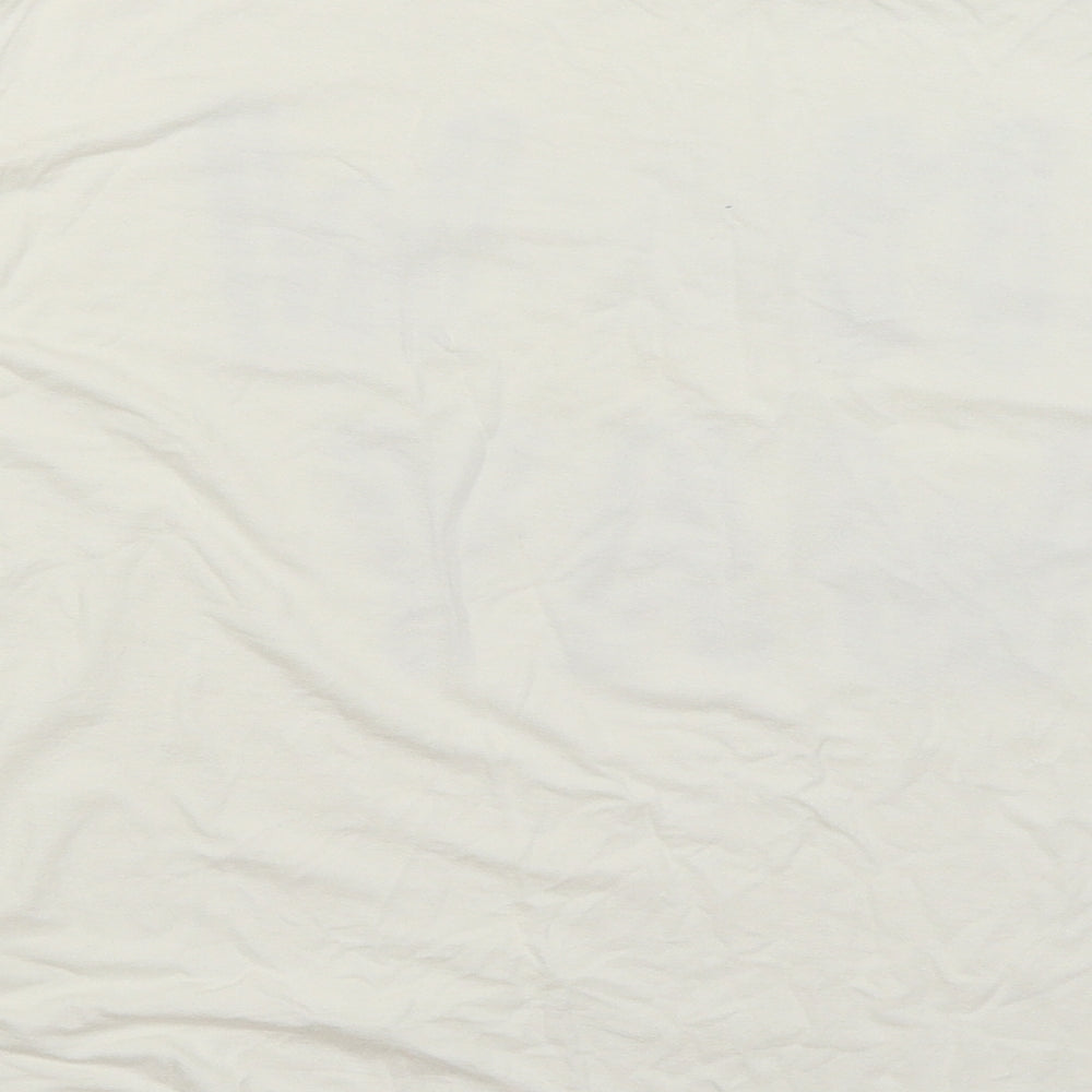 TU Womens Ivory Basic T-Shirt Size 18 - Snow Way