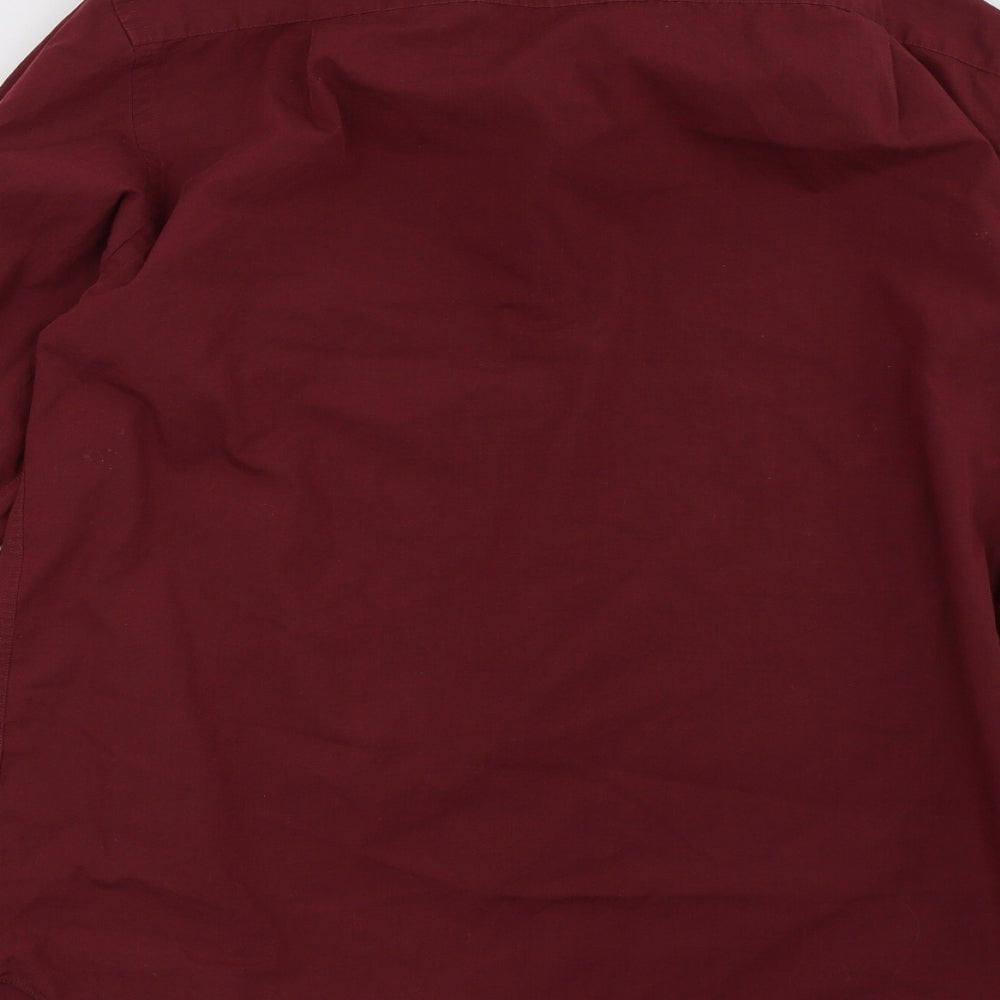 Marks and Spencer Mens Red Polo Size 16.5