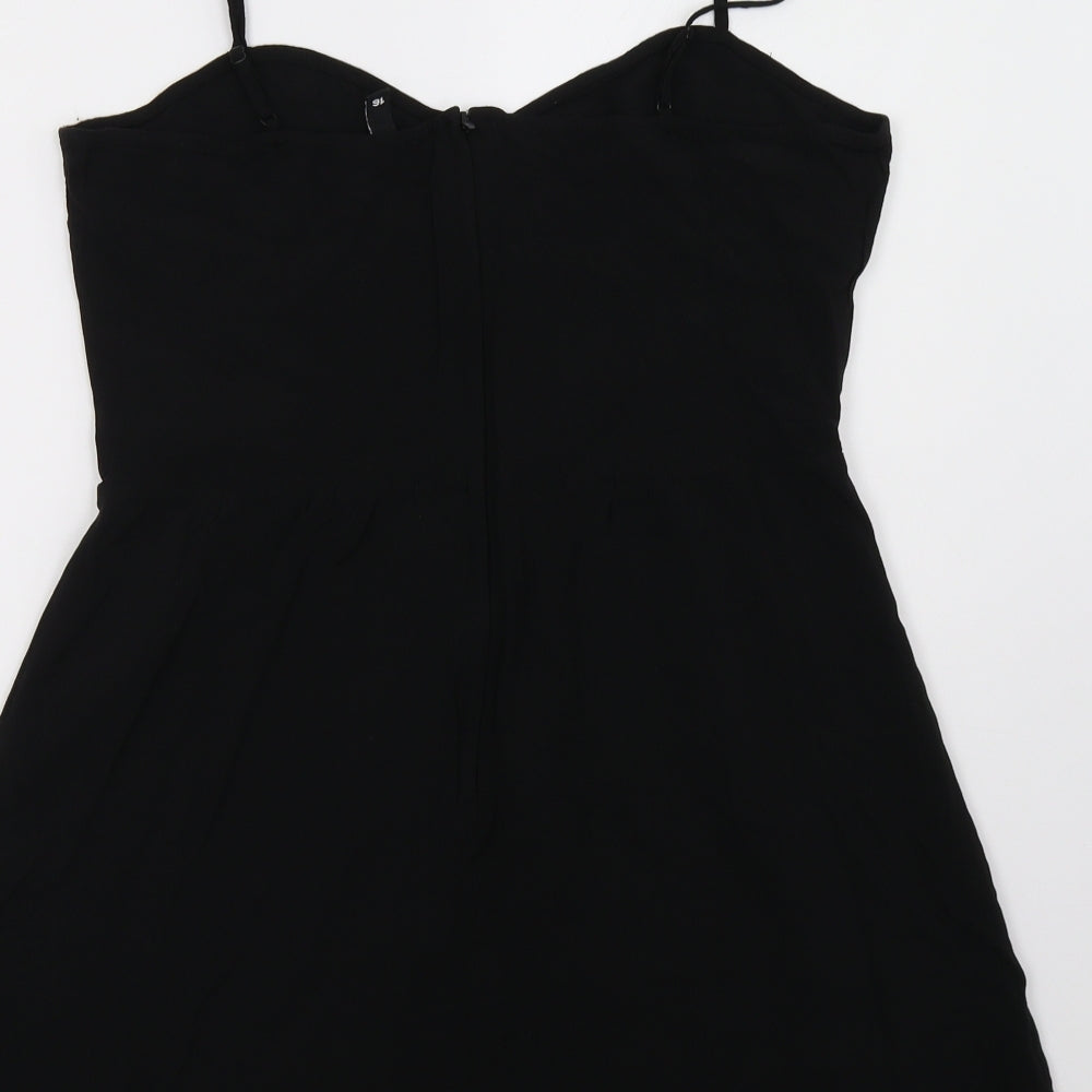 H&M Womens Black A-Line Size 16
