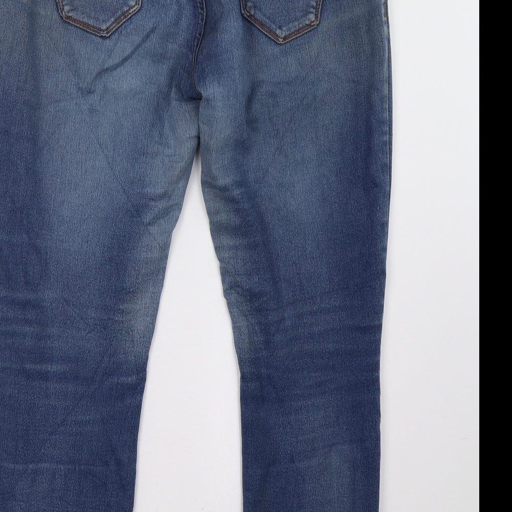 miss one Womens Blue Denim Skinny Jeans Size 36 L30 in