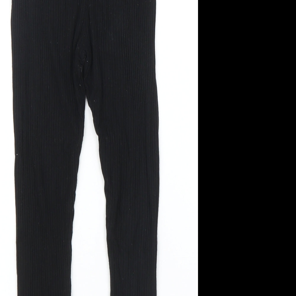 SheIn Girls Black Sweatpants Trousers Size 5 Years