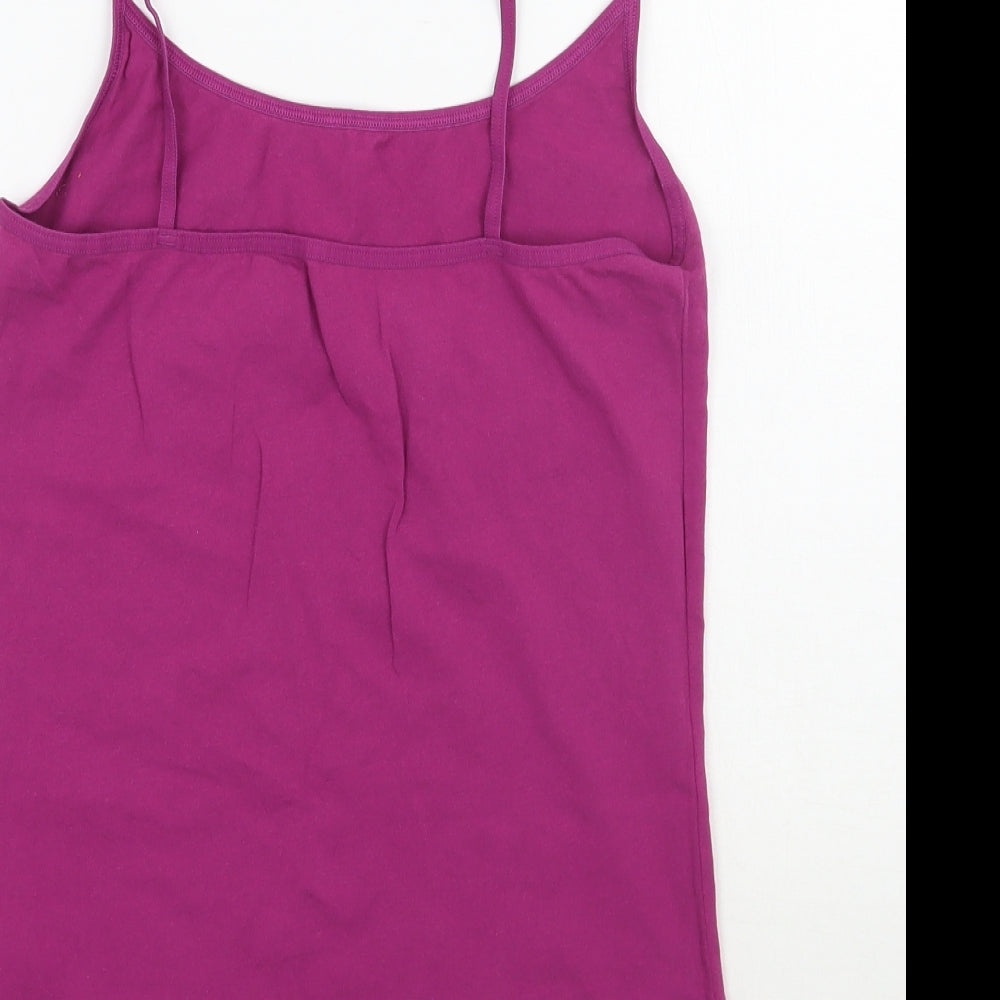 Marks and Spencer Womens Purple Basic Tank Size 10