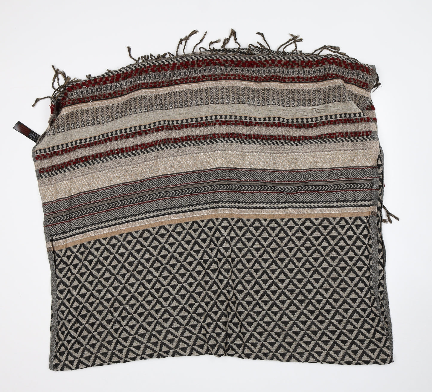 Accessorize Womens Multicoloured Argyle/Diamond Shawl/Wrap