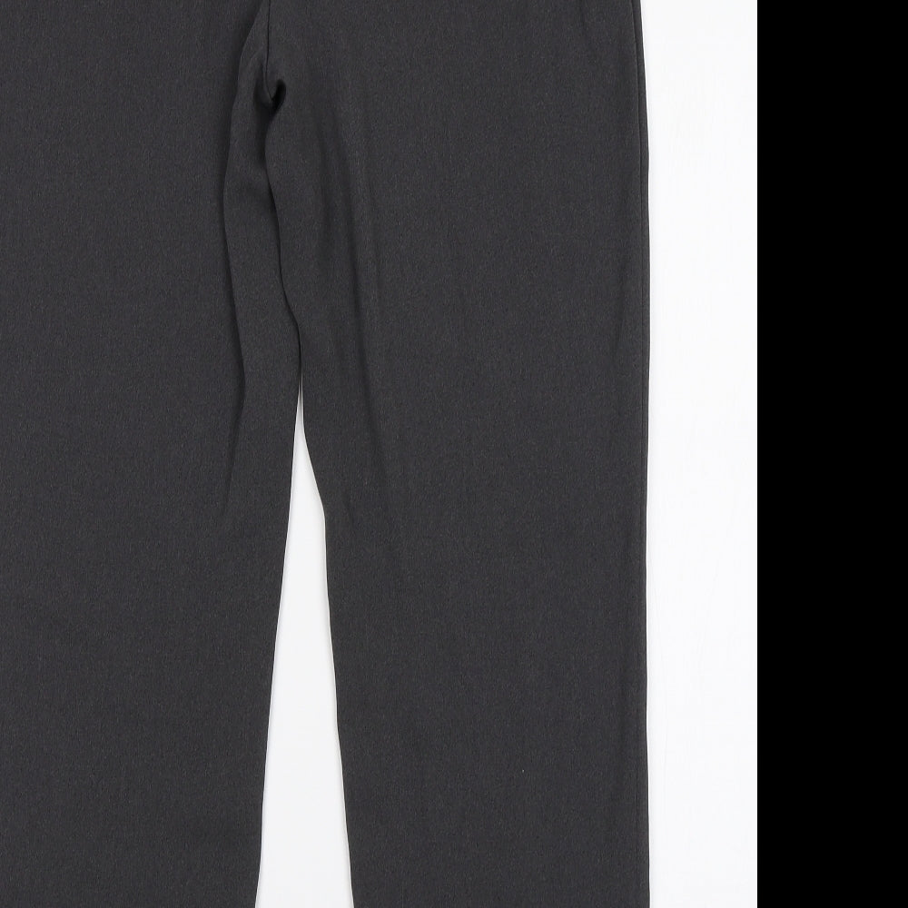 M&S Womens Grey Trousers Size 14 L28 in