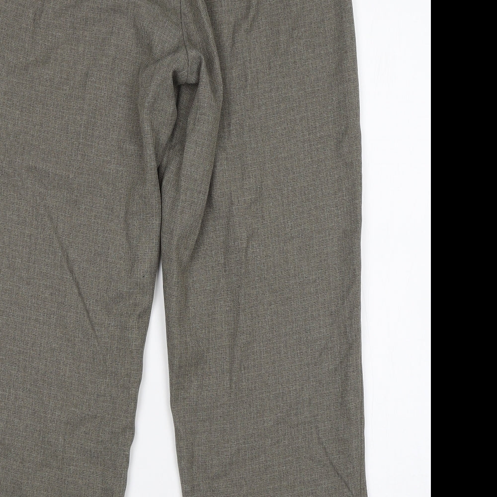 BM Womens Green Trousers Size 14 L27 in