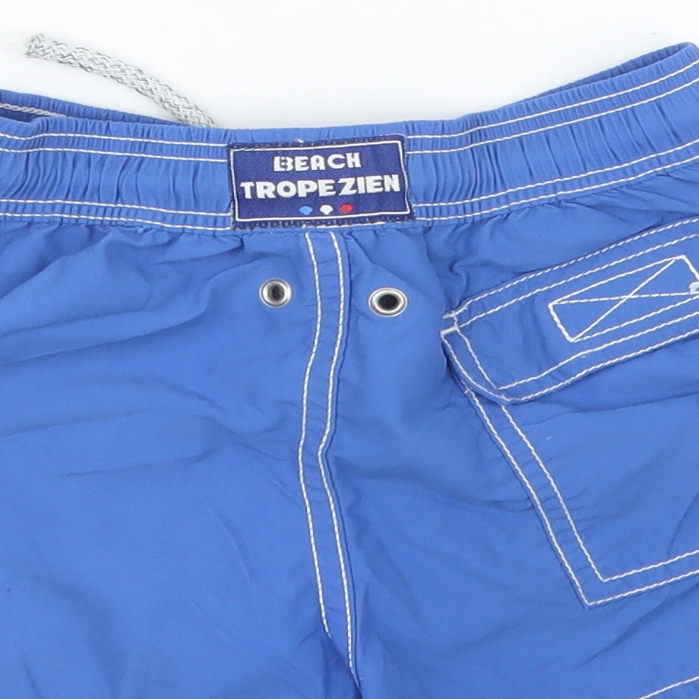 Preworn Boys Blue Cargo Shorts Size 4 Years - Swim Shorts