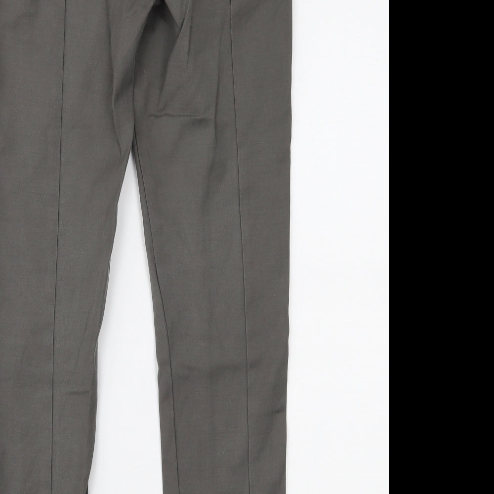 Oasis Womens Grey Trousers Size 8 L26 in