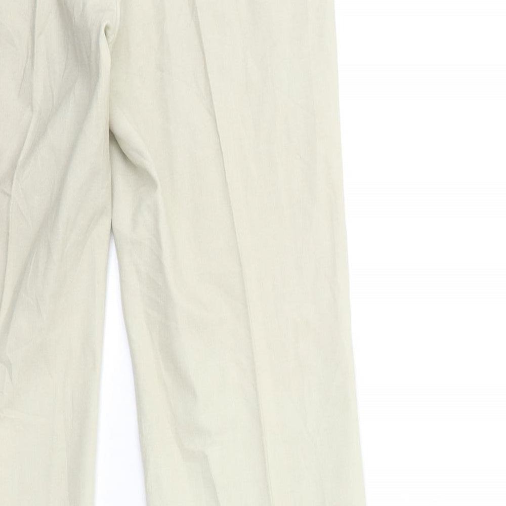 STOOTOP Womens Beige Trousers Size 28 in L30 in