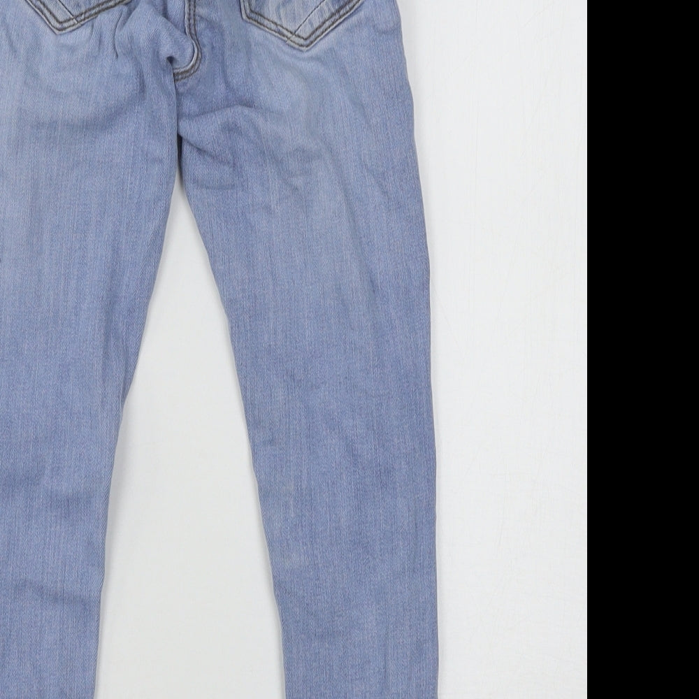 Little Muffins Girls Blue Denim Straight Jeans Size 5-6 Years