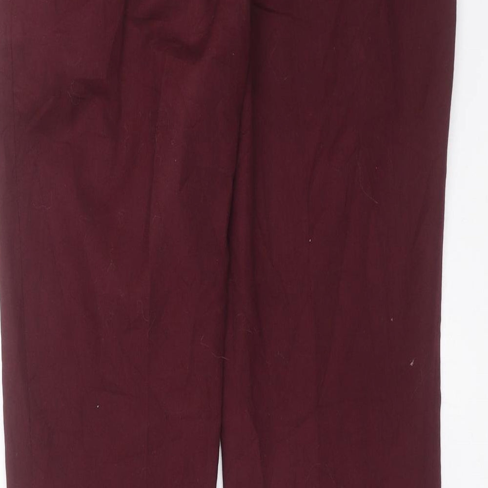Topshop Womens Purple Trousers Size 8 L26 in