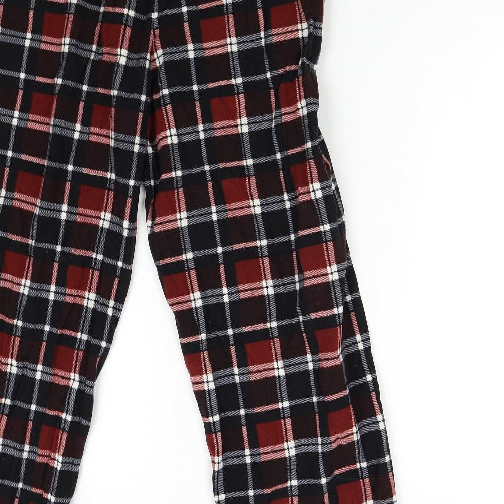 Primark Mens Red Check Flannel Pyjama Pants Size 2XL