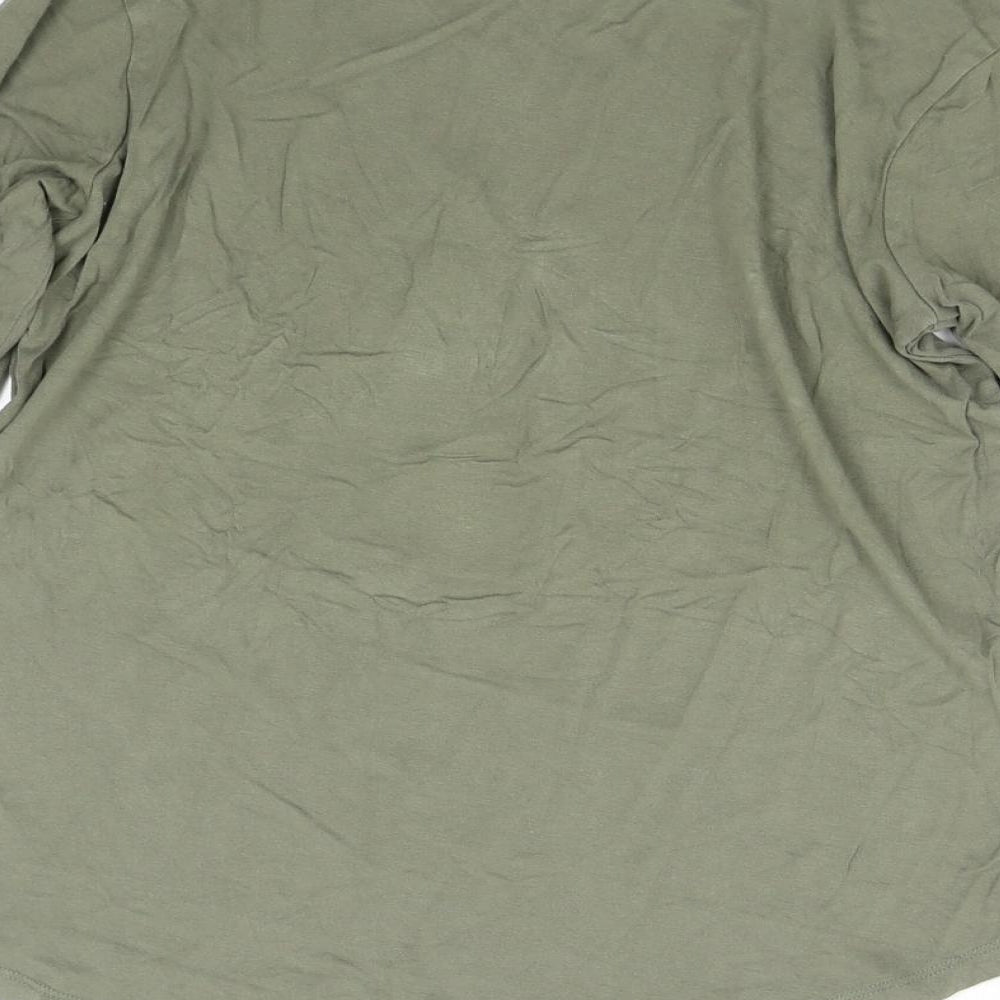 Select Womens Green Basic T-Shirt Size M
