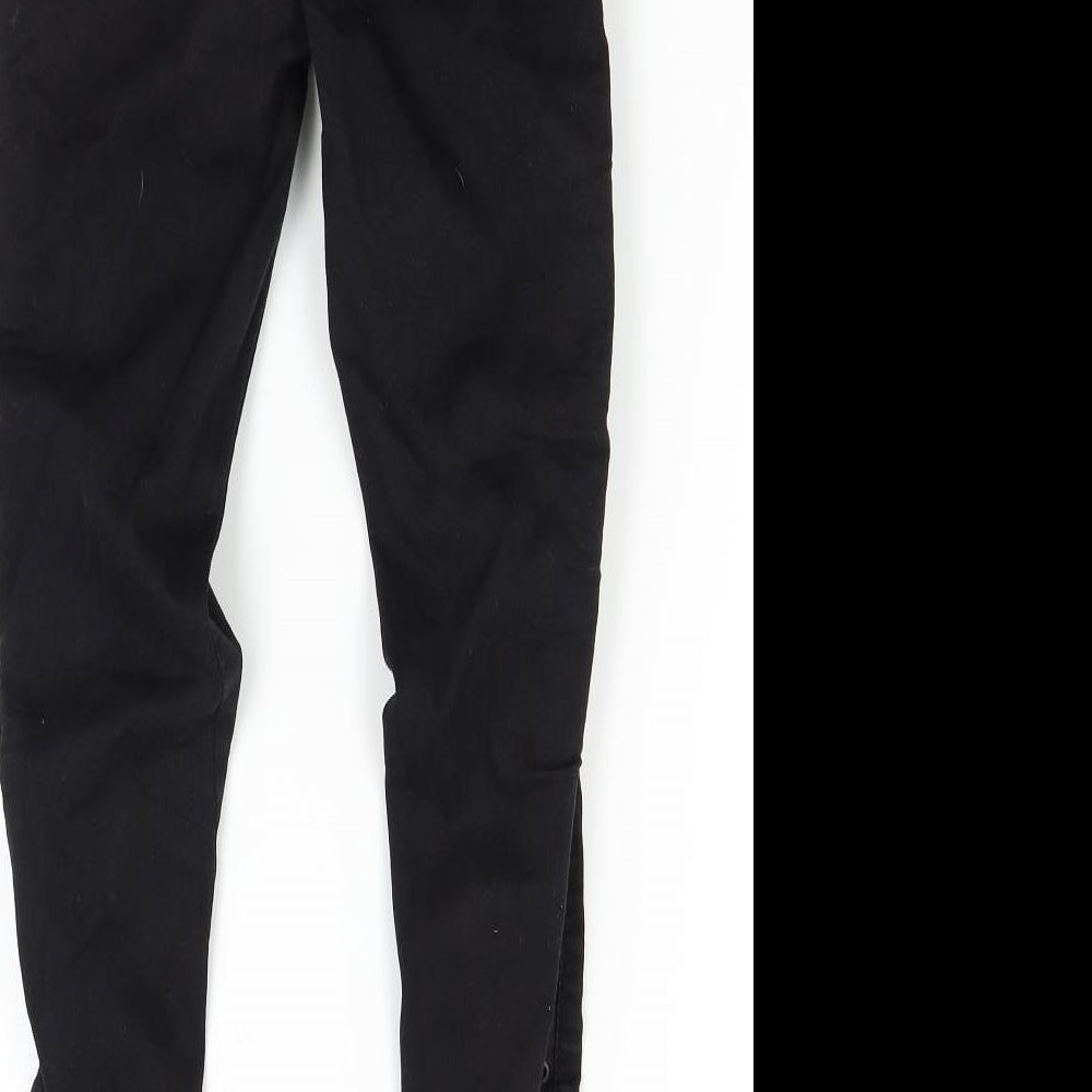 Denim Club Womens Black Denim Skinny Jeans Size 8 L27 in