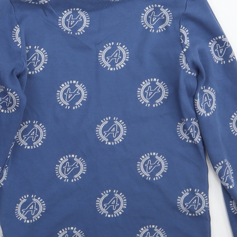 George Boys Blue Pullover Jumper Size 6-7 Years