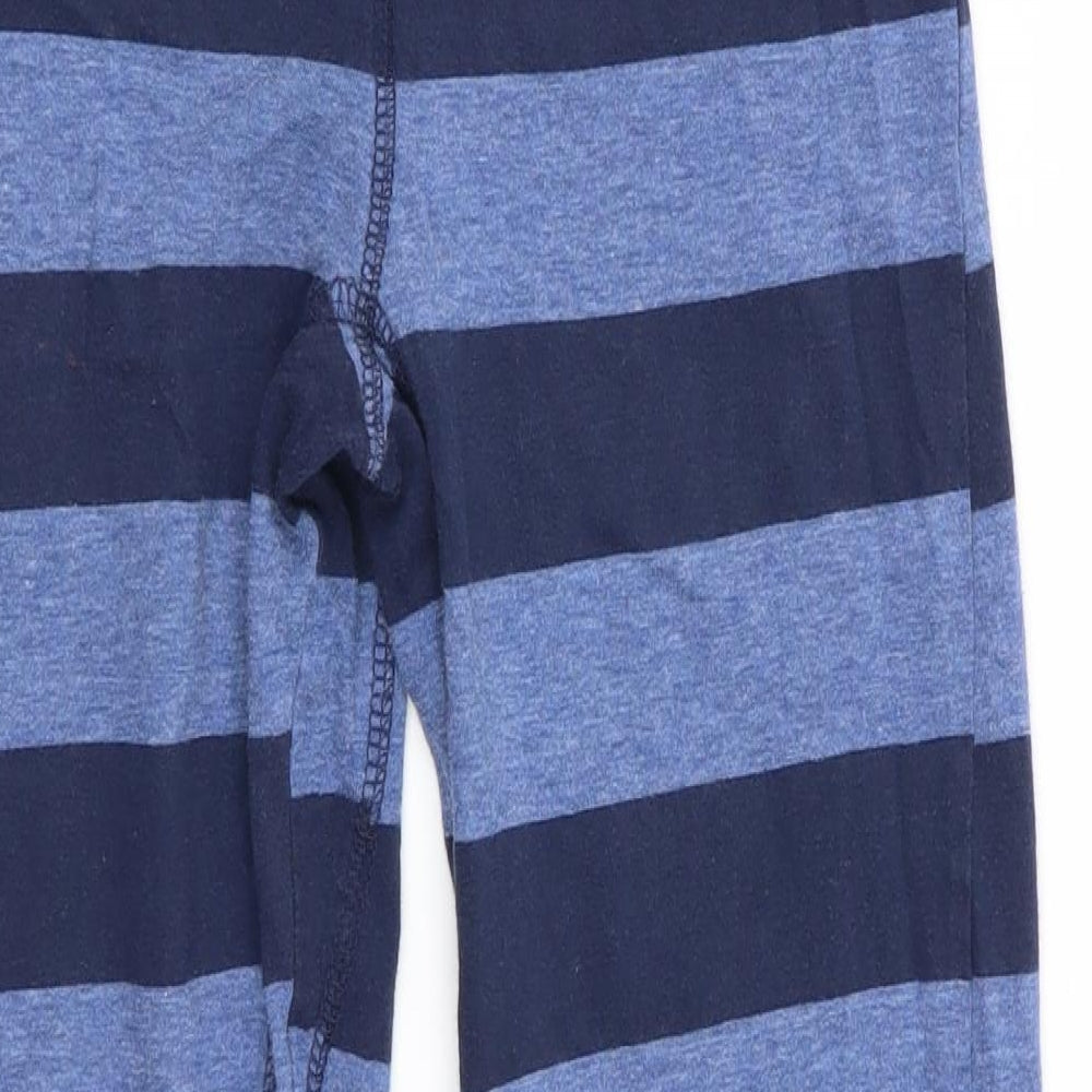 Rebel by Primark Boys Blue Striped Pyjama Pants Size 8-9 Years
