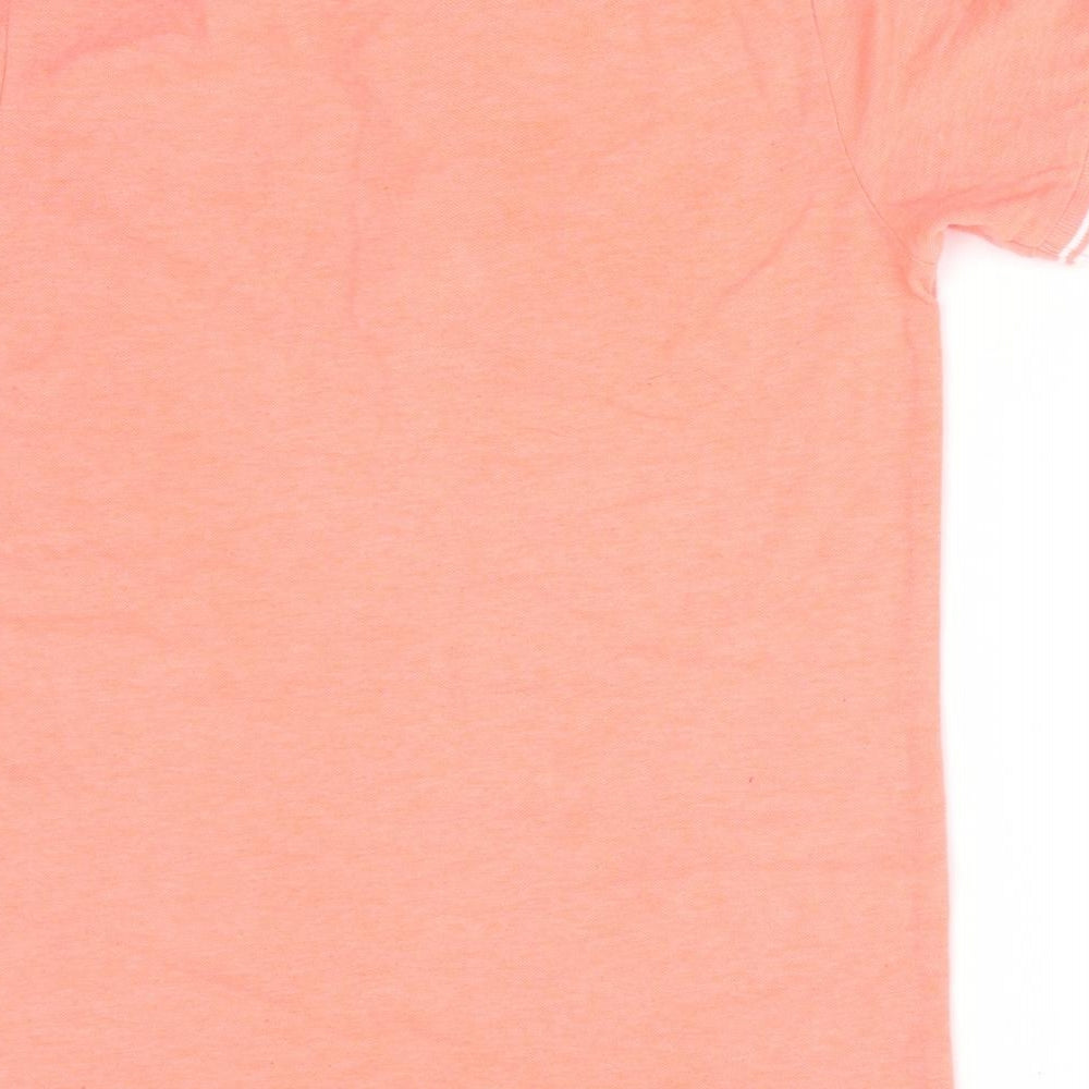 George Girls Orange Basic Polo Size 10-11 Years - Palm Tree Logo