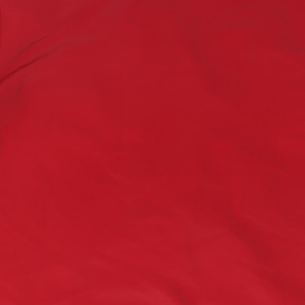Edinburgh Womens Red Basic T-Shirt Size 12