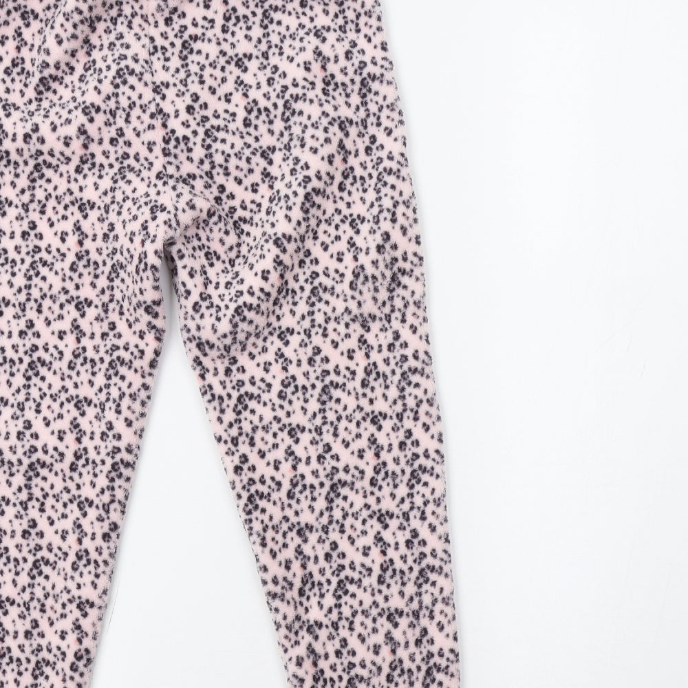 Dream Big Girls Pink Animal Print Lounge Pants Size 10-11 Years