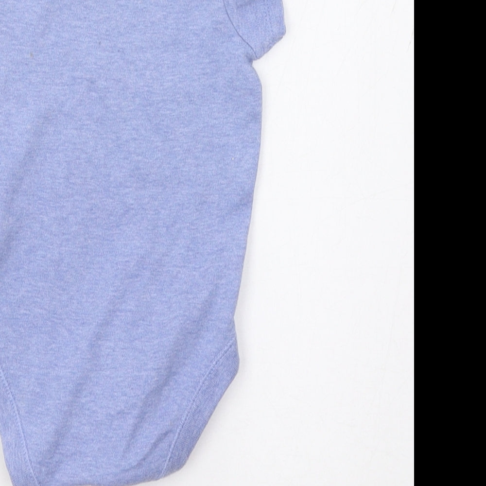 F&F Baby Blue Romper One-Piece Size 6-9 Months