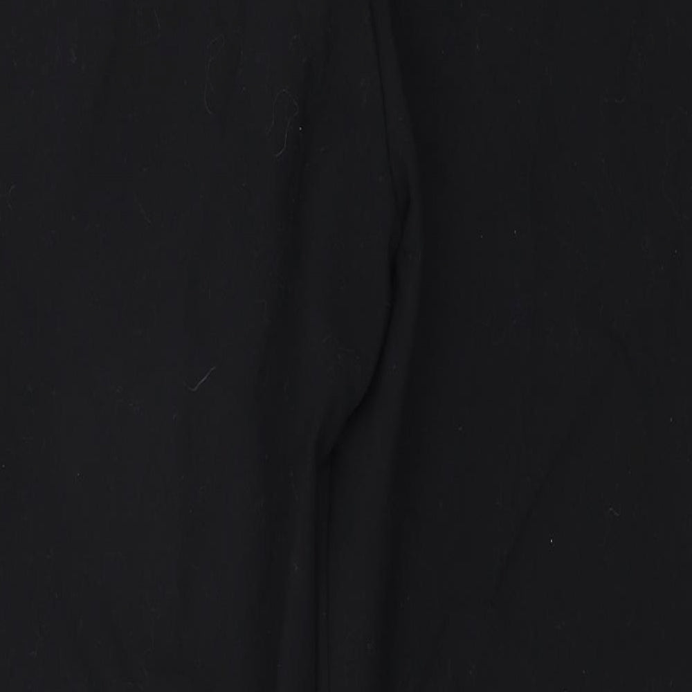 Marks and Spencer Womens Black Trousers Size 12 L24 in
