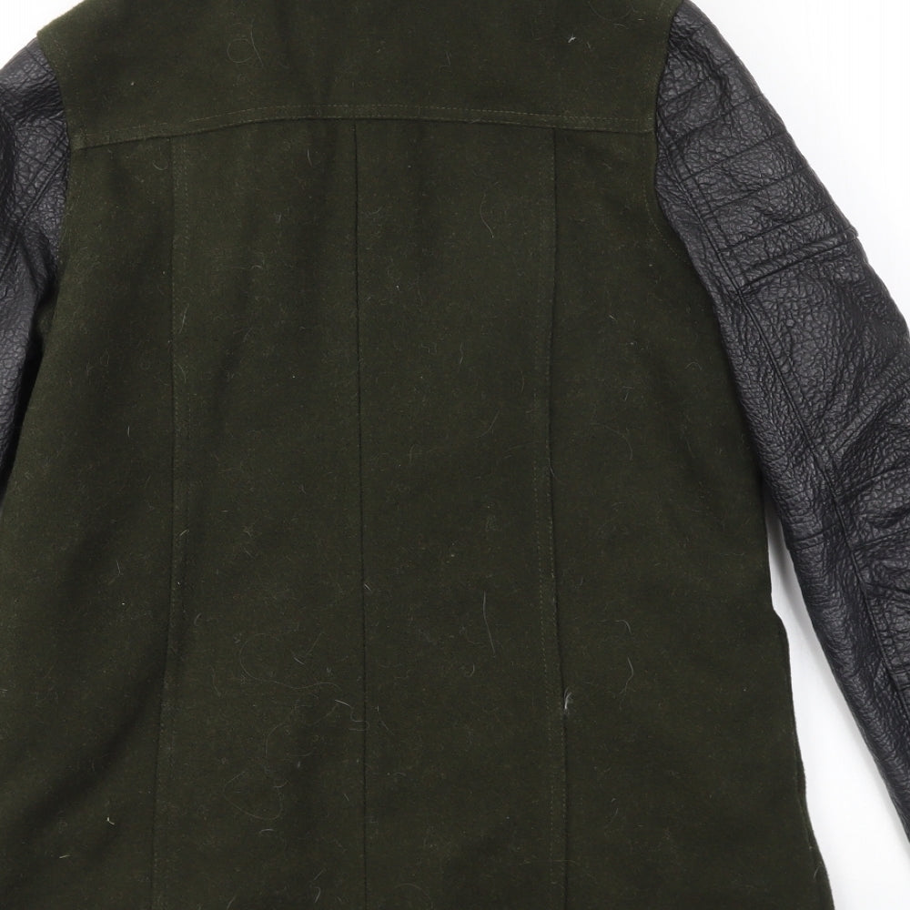 River Island Womens Green Jacket Coat Size 8