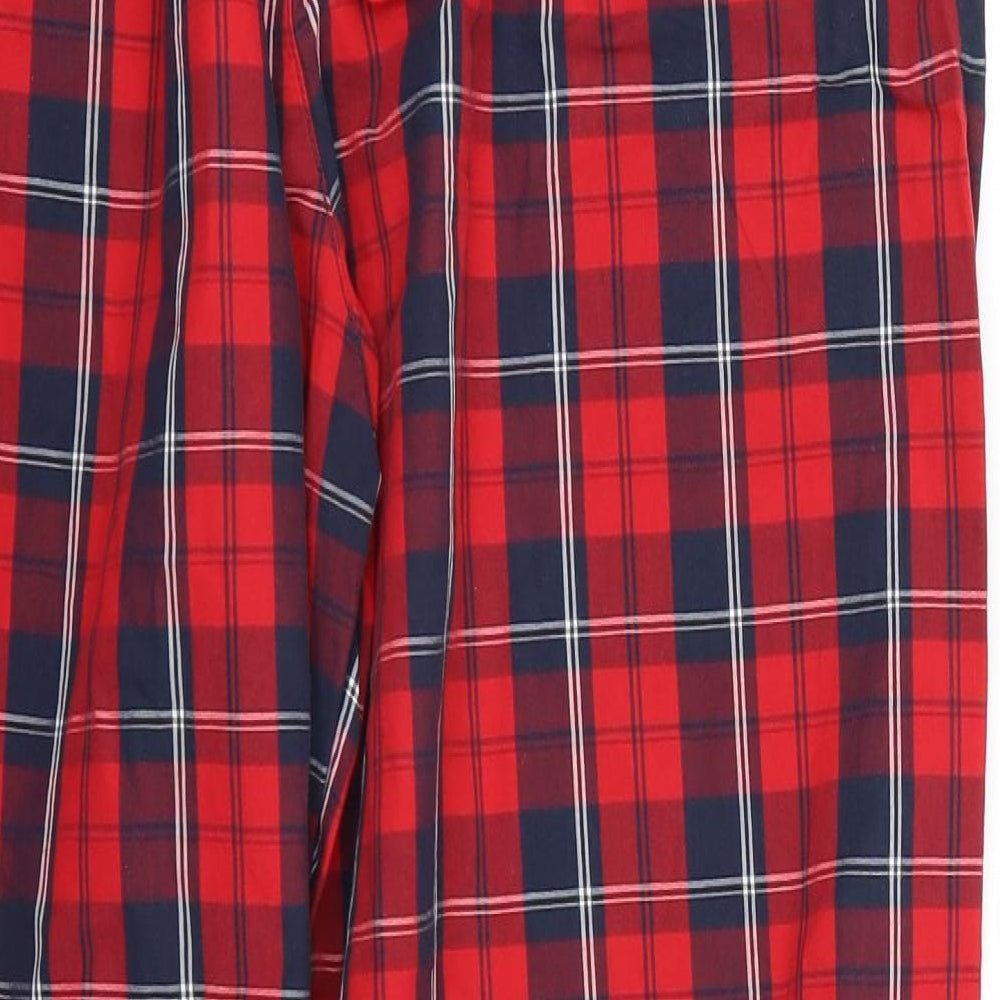 Primark Mens Red Plaid Pyjama Pants Size XL