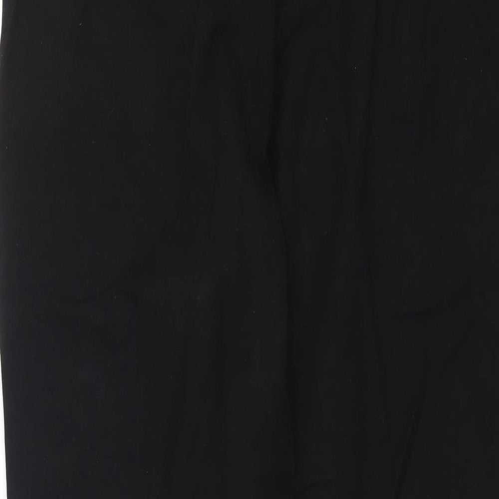 Marks and Spencer Womens Black Trousers Size 14 L24 in