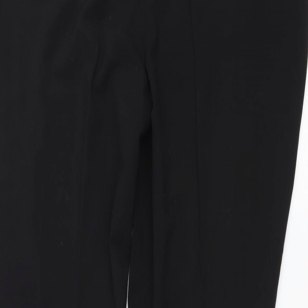 M&Co Womens Black Trousers Size 16 L29 in