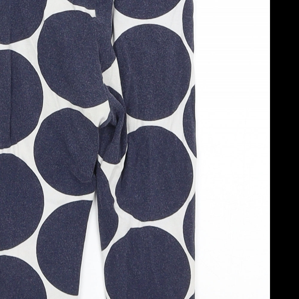NEXT Baby Blue Polka Dot Capri Trousers Size 12-18 Months
