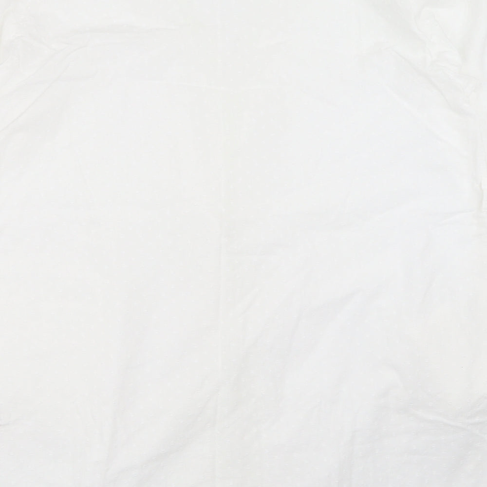 Primark Womens White Solid Top Robe Size 8