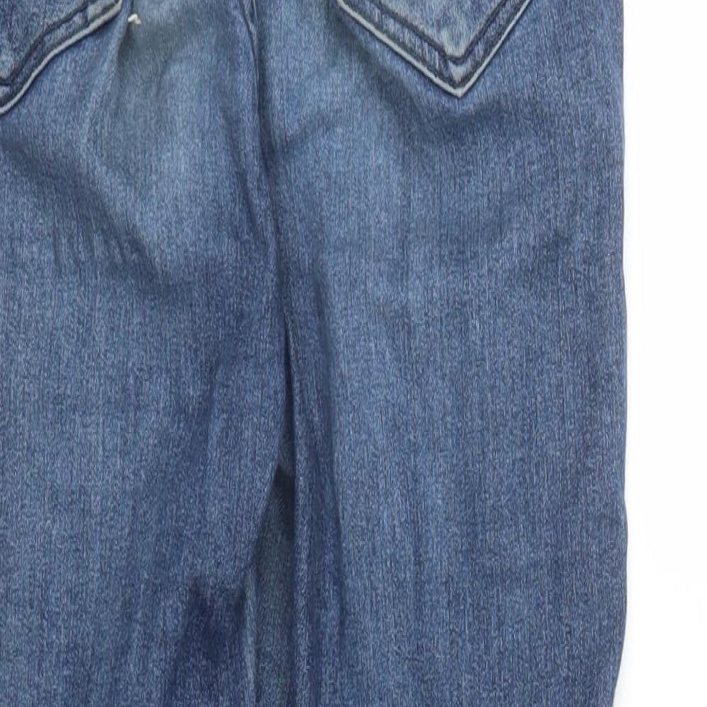 H&M Womens Blue Denim Skinny Jeans Size 6 L27 in