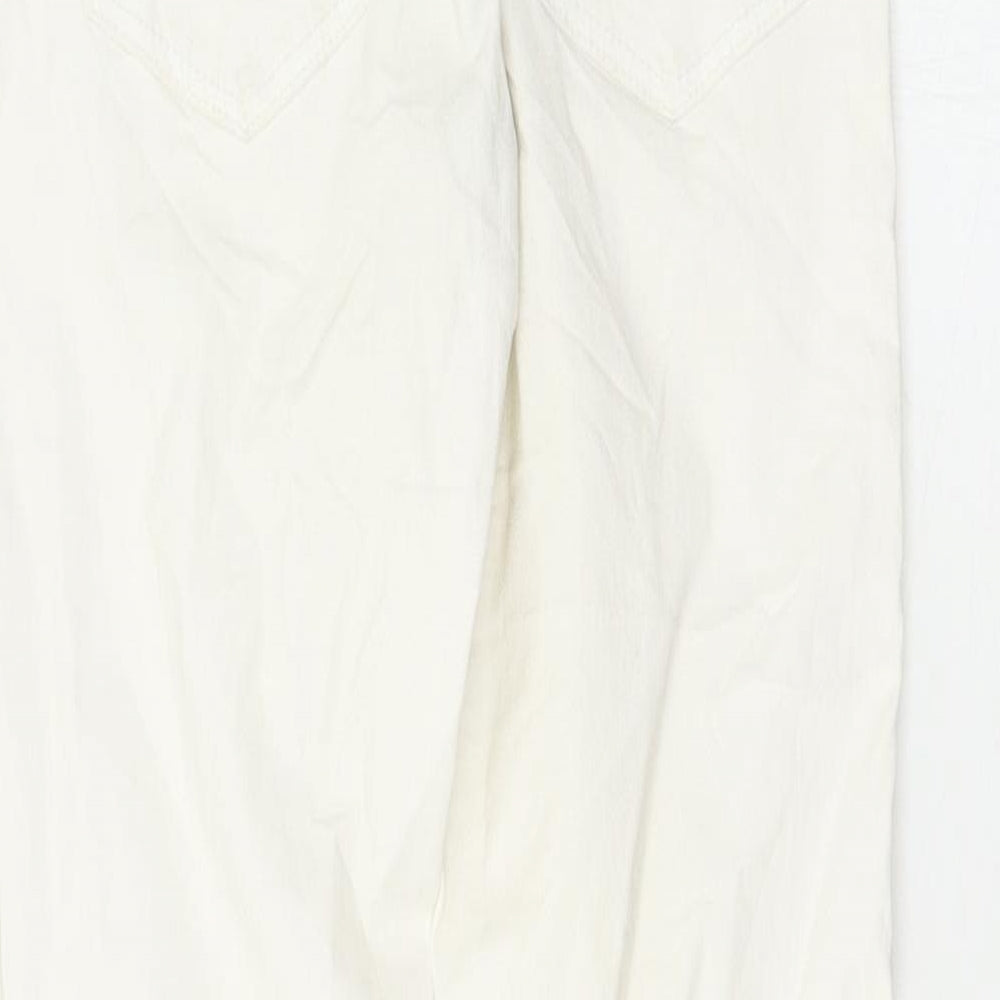 Astradivarius Womens White Skinny Jeans Size 8 L27 in