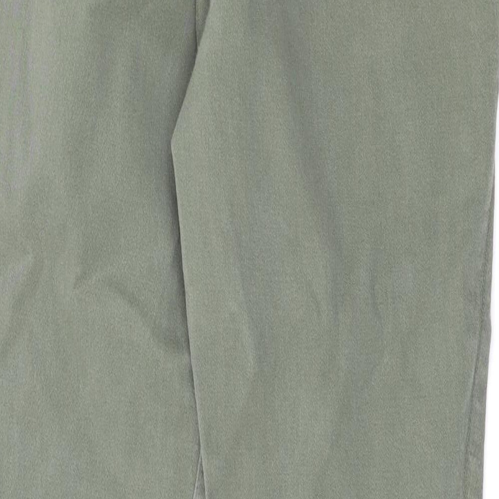 Wallis Womens Green Skinny Jeans Size 14 L30 in