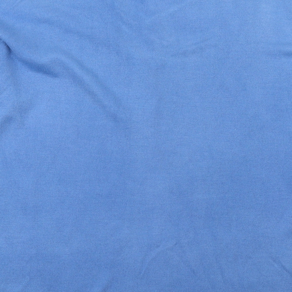 Cedar Wood State Mens Blue Knit Pullover Sweatshirt Size XL