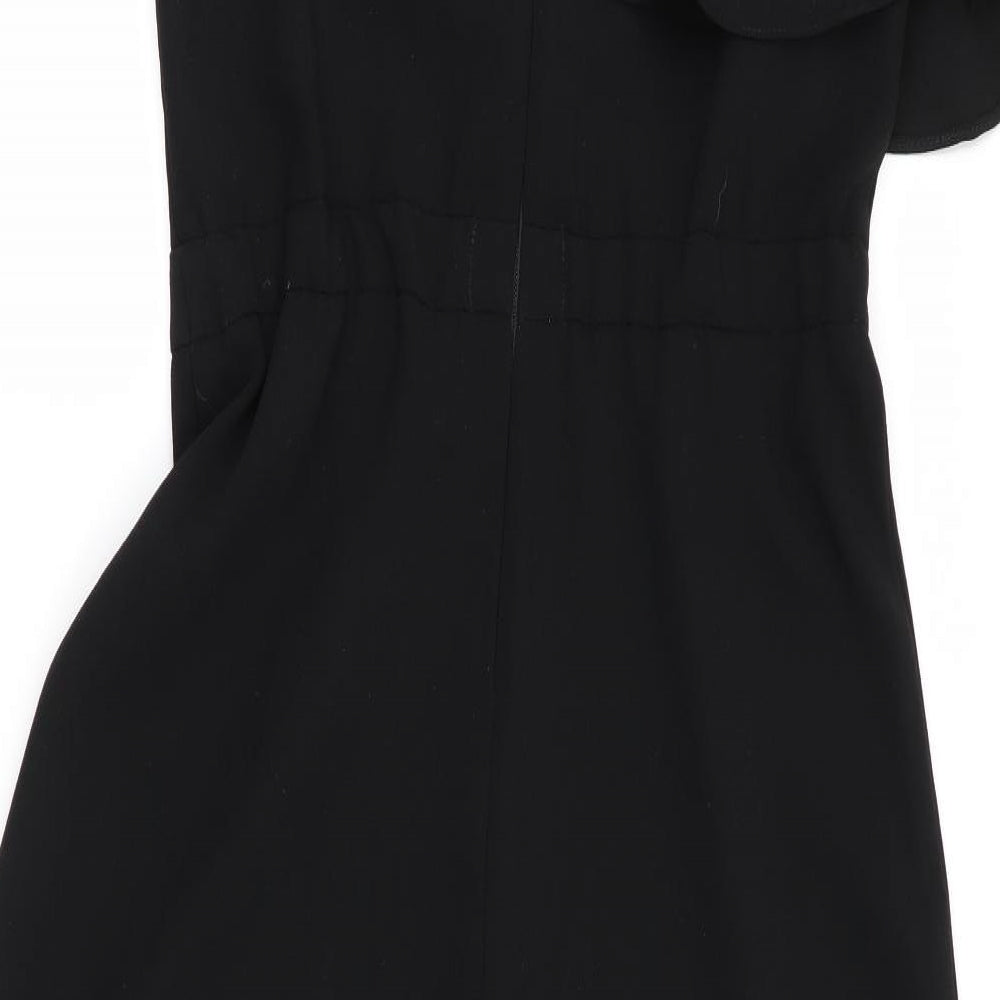 River Island Girls Black Jumpsuit One-Piece Size 12 Years - Wide Legged