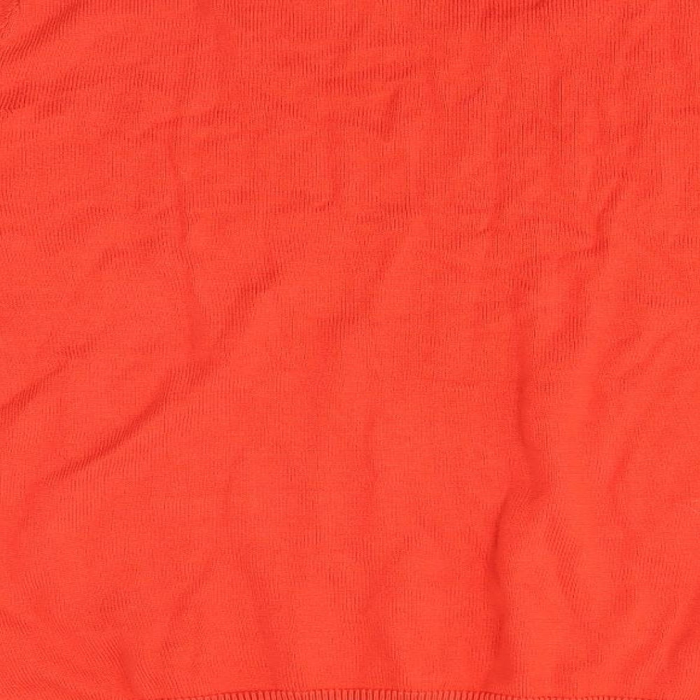 Lyle & Scott Mens Orange Pullover Jumper Size L