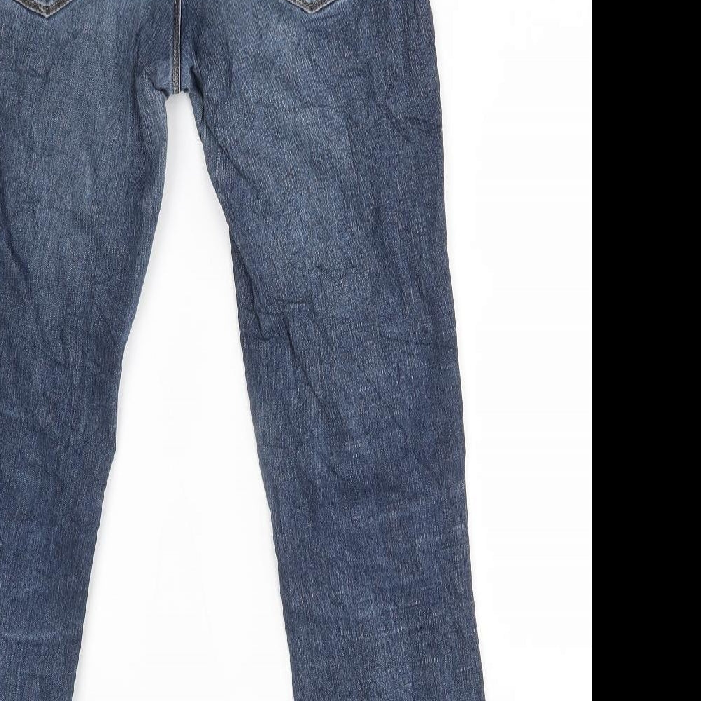 kappahl Womens Blue Straight Jeans Size 10 L28 in
