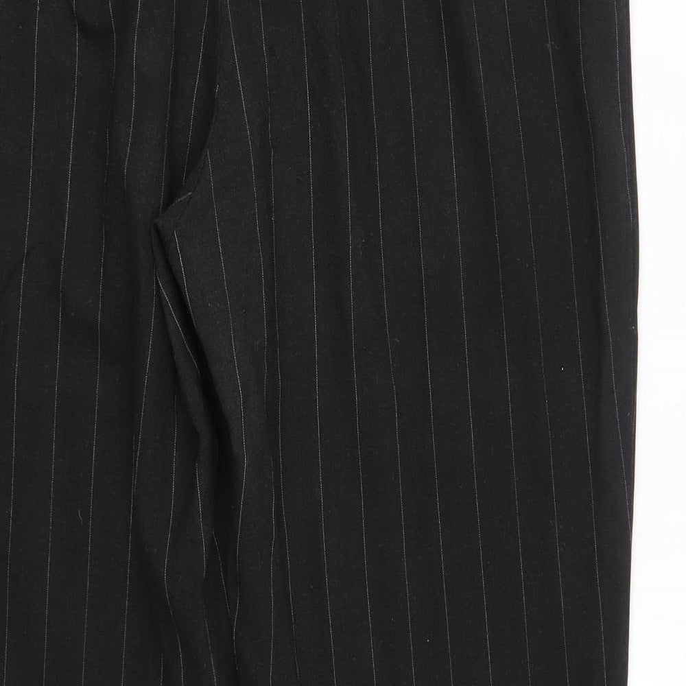 Lindex Womens Blue Striped Bloomer Trousers Size 16 L28 in